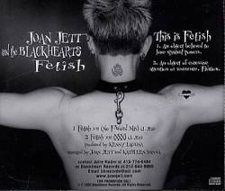 Joan Jett and the Blackhearts : Fetish